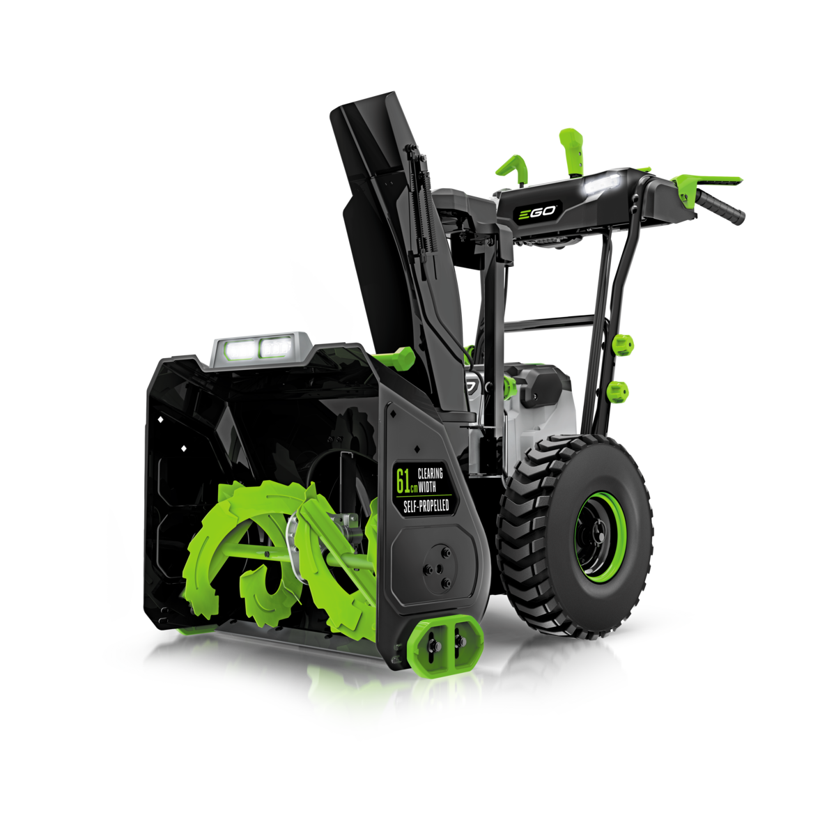 AKU dvoustupňová kolová sněhová fréza SNT2400E - pouze stroj