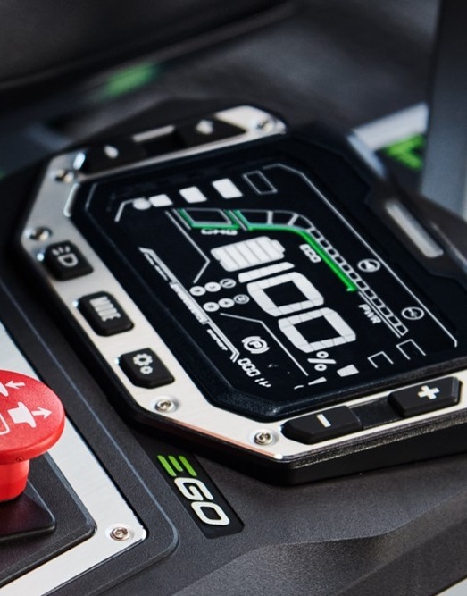 AKU zahradní rider s nulovým poloměrem zatáčení EGO Z6, ZT5201E-L, se zvětšeným záběrem