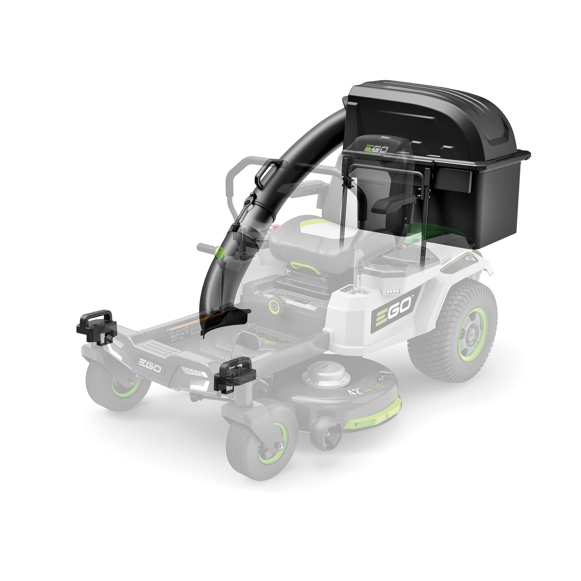 Sběrný travní box pro rider EGO Z6 ZT4200E - ABK4200A