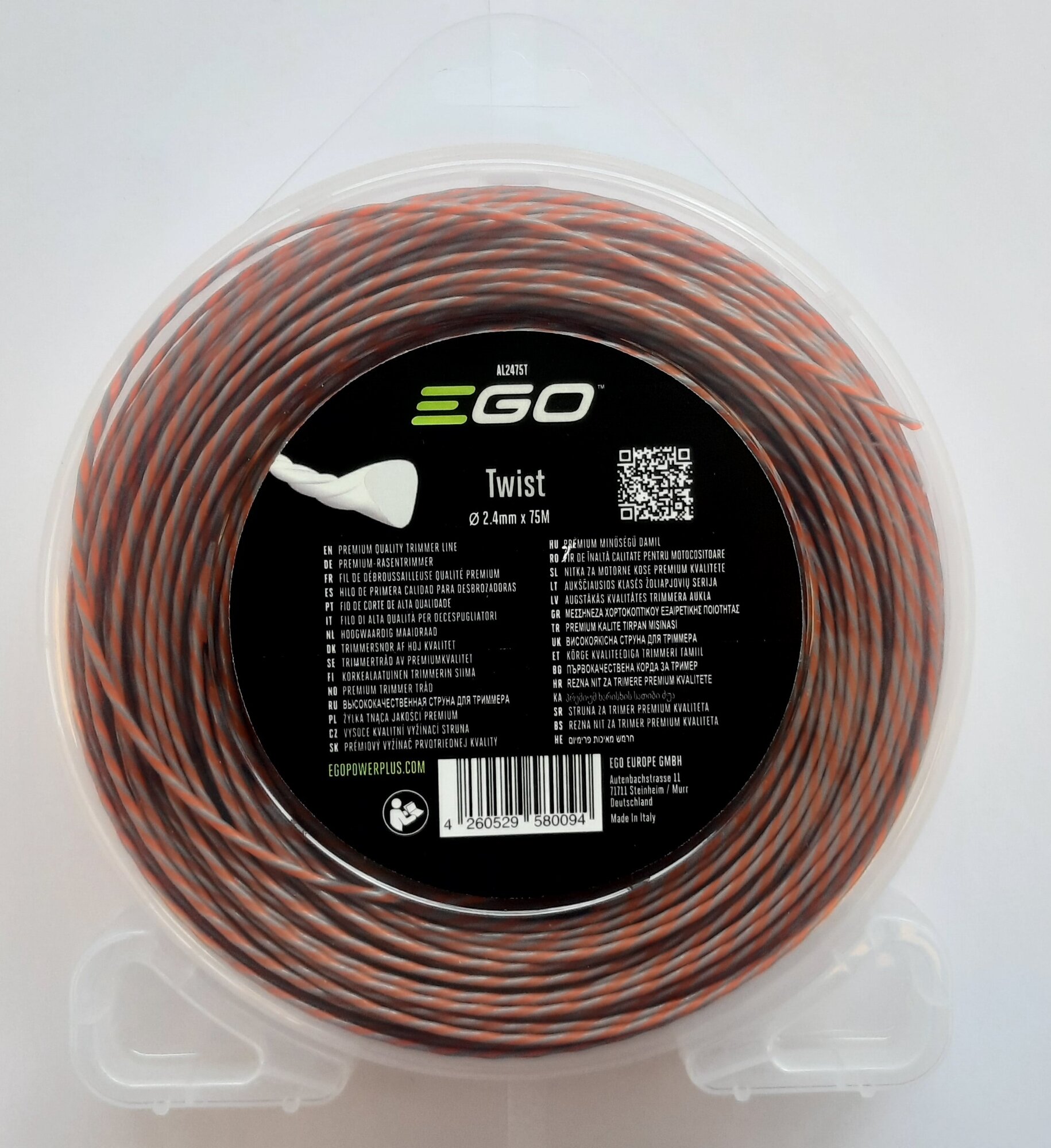 Vyžínací struna kroucená 2,4mm/75m AL2475T