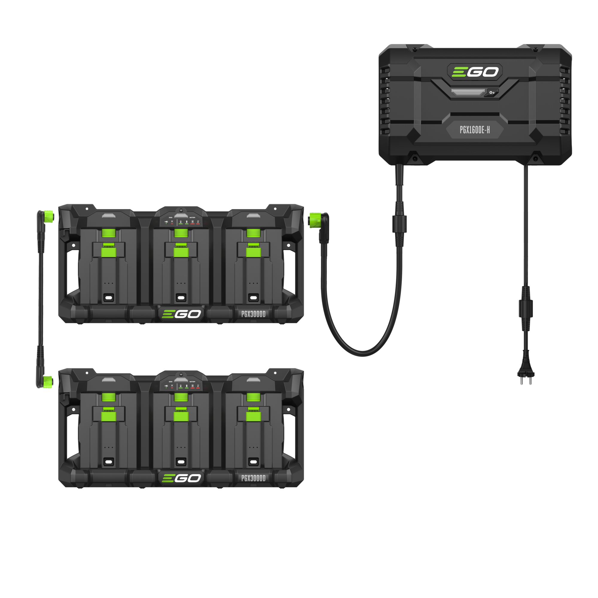 PRO-X nabíjecí-sada PGX1601E-H (PGX1600E-H + 2x PGX3000D)