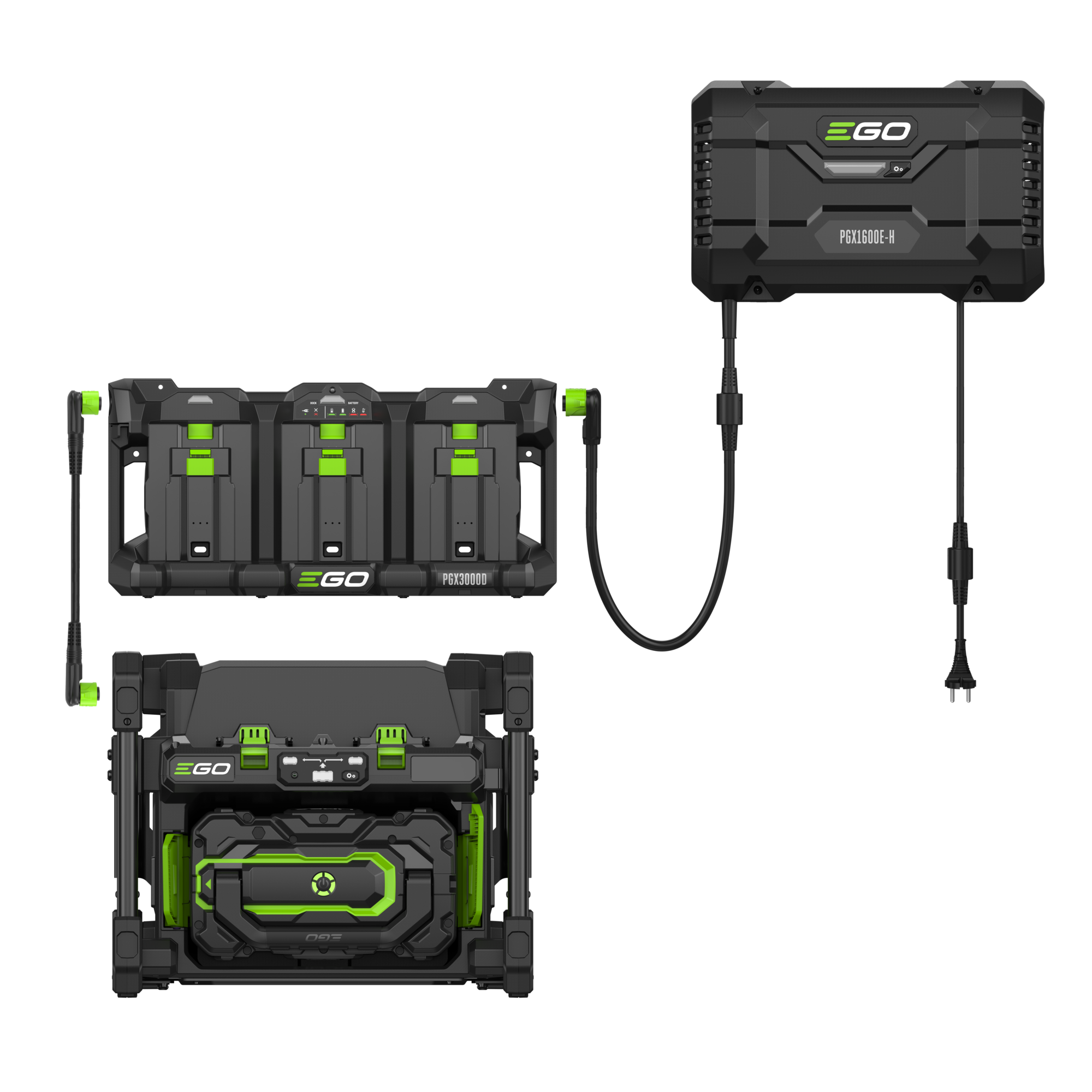 PRO-X nabíjecí-sada PGX1602E-H (PGX1600E-H+PGX3000D+PGX1401PB)